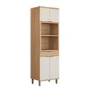 Torre Quente Bless 4 Portas 1 Gaveta 100% Mdf 810015102 Jequitiba/Off White Fosco - Linea Brasil Torre Quente Bless 4 Portas 1 Gaveta 100% Mdf 810015102 Jequitiba/Off White Fosco - Linea Brasil