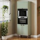 Torre Quente com Nicho Espaço Forno e Micro-Ondas Conecta Verde/Mint Torre Quente com Nicho Espaço Forno e Micro-Ondas Conecta Verde/Mint