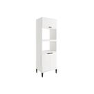 Torre Quente de Cozinha Paneleiro Alpha 2511 c/ 2 Fornos 3 Portas 70cm Branco - Carraro