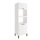 Torre Quente Miami Para 1 Forno 1 Microondas 3 Portas Carraro Branco