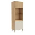 Torre Quente para Cozinha 4 Portas 70cm X 220cm X 52,0cm Rebeca