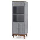 Torre Quente para Forno e Microondas Hannover de Madeira com 2 Portas e 1 Gaveta - M560706
