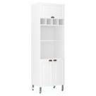 Torre Quente Projetado 70cm para 2 Fornos 3 Portas Cristal Luciane