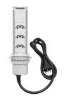Torre Tomada 3 Elétrica 16A - Cozinha - Cinza Totem Multiplug Extensão Antichoque Choque Retrátil Embutir Sobrepor em Mesa Bancada ou Móvel