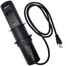 Torre Tomada Automática Indução Wireless 1 T + 2 USB Preta