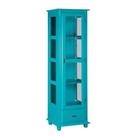Torre190x58cm - 1 Porta Vidro +1 Gaveta + Prateleiras em Madeira-Pés Torneados -Tommy Design Torre190x58cm - 1 Porta Vidro +1 Gaveta + Prateleiras em Madeira-Pés Torneados -Tommy Design