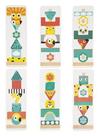 Totem de empilhar Janod com 52 peças