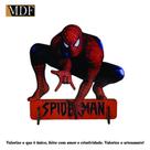 Totem de Mesa Garoto Aranha Modelo 4 12cm Displays Aniversário Mdf Adesivado