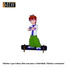 Totem de Mesa Personagem 2 Menino 10 12cm Displays Aniversário Mdf Adesivado