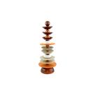Totem de Vidro Decorativo Grande Colecao Dodaim 18x52cm Totem de Vidro Decorativo Grande Colecao Dodaim 18x52cm