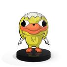 Totem Pequeno Boneco MEMEs Easter Chick Meme 7cm + Base