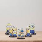 Totens de Mesa Mimiones Kit com 5 Displays 12cm Aniversário Mdf Adesivado
