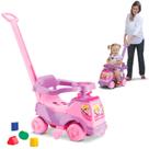 Totoka Plus Com Som Carrinho Rosa Infantil Triciclo Andador