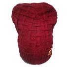 Touca Adulto Unissex Inverno Com Forrado Pelúcia Gorro Proteção Frio