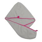 Touca Anti Frizz Cinza 25X65cm - Camesa
