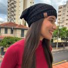 Touca Caída Tricô Gorro Boina Beanie Lã Masculina Feminina Macio Quentinho Touca Caída Tricô Gorro Boina Beanie Lã Masculina Feminina Macio Quentinho