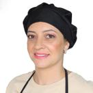 Touca Cozinha Higiênica de Tecido Oxford Cozinheira Churrasqueiro Padaria Lanchonete Garçom Touca de cabelo