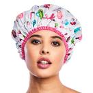 Touca de banho e touca de banho reutilizáveis impermeáveis Fashionista Diva