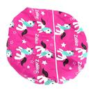 Touca de Banho Infantil Animais Plástico Impermeável - Pink - Zalike