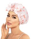 Touca de banho Luvruitaky Luxury reutilizável impermeável para mulheres