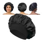 Touca de Cetim Dupla Face Grande Anti Frizz para Dormir Cabelo Liso Crespo Cacheados Touca de Cetim Dupla Face Grande Anti Frizz para Dormir Cabelo Liso Crespo Cacheados