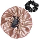 Touca De Cetim Grande Com 1 Xuxinha Para Cabelos Toque De Maciez e Luxo Antifrizz Todos os Tipos De Cabelos Luxo Soft