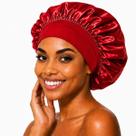 Touca de Cetim para Dormir Anti Frizz Cabelo Proteção