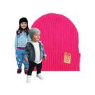 Touca De Frio Gorro Bebê Infantil Beanie Boina menino Unissex preto varias cores e modelos estilo Cor:PINKTamanho:RN A
