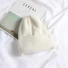 Touca De Inverno De Pele De Coelho Real Feminino ELASHOPP
