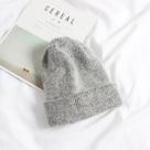 Touca De Inverno De Pele De Coelho Real Feminino ELASHOPP