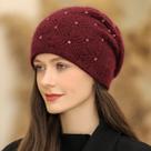 Touca De Inverno Feminino Streetwear Pele De Coelho