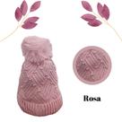 Touca de Lã Gorro Feminina Forrada com Pérola Bariloche
