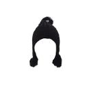 Touca de malha com pompom infantil