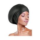Touca De Natação De Silicone Extra Grande Para Adultos Com Cabelos Longos E Tranças, Macia E