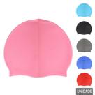 Touca de natação em silicone lisa color