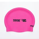 Touca de Natação Rosa Médio em Silicone Sem Emenda Tryde