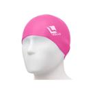 Touca de natação silicone rosa vollo