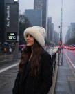 Touca Feminina Adulto Cap Gorro De Lã Lisa Curta Moda Neve Cor:Bege 2Tamanho:Unico