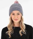 Touca Feminina Chenille Marisa Cinza-56085