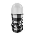 Touca Gola Balaclava Cachecol Pescoço Xadrez Preto - Snugg