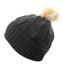 Touca Gorro Adulto Preta Pompom Tamanho Único Touca Gorro Adulto Preta Pompom Tamanho Único