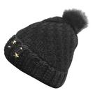 Touca Gorro Adulto Preta Pompom Tamanho Único Touca Gorro Adulto Preta Pompom Tamanho Único