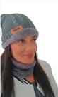 Touca Gorro Cachecol Térmica Proteção Frio Intenso Pelúcia Unisex