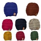 Touca Gorro Capuz Inverno Frio Tricô Lã Unissex Moda Rabo de Cavalo Cabelo Touca Gorro Capuz Inverno Frio Tricô Lã Unissex Moda Rabo de Cavalo Cabelo