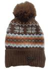 Touca Gorro de Lã com Pompom Adulto Inverno Frio Tricô