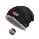 Touca Gorro de Lã Forrada Masculino Adulto Premium Cor:Preto Touca Gorro de Lã Forrada Masculino Adulto Premium Cor:Preto