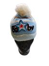 Touca gorro infantil cor menino inverno c/ pompom Touca gorro infantil cor menino inverno c/ pompom