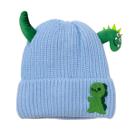 Touca gorro infantil dinossauro para criança menino forrada dinossauro estilosa inverno frio