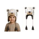 Touca Gorro Infantil Peluciado Inverno Pimpolho Quentinha 1 A 3 Anos