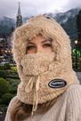 Touca Gorro Inverno Peluciado 3 em 1 Unissex Cor:BegeTamanho:Unico